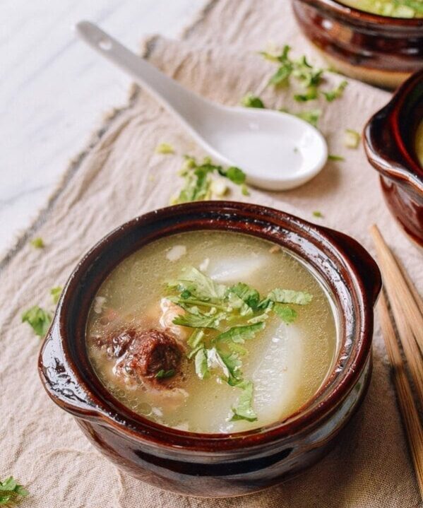 Simple Oxtail Soup, by thewoksoflife.com